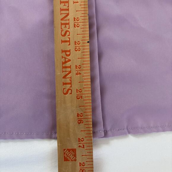 Vintage Susan Graver Style Lavender Short Sleeve Button Down Shirt Size XL - Picture 13 of 13